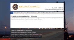 Desktop Screenshot of britanniafinance.co.uk